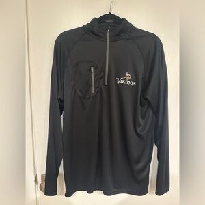 Minnesota Vikings half zip size large
